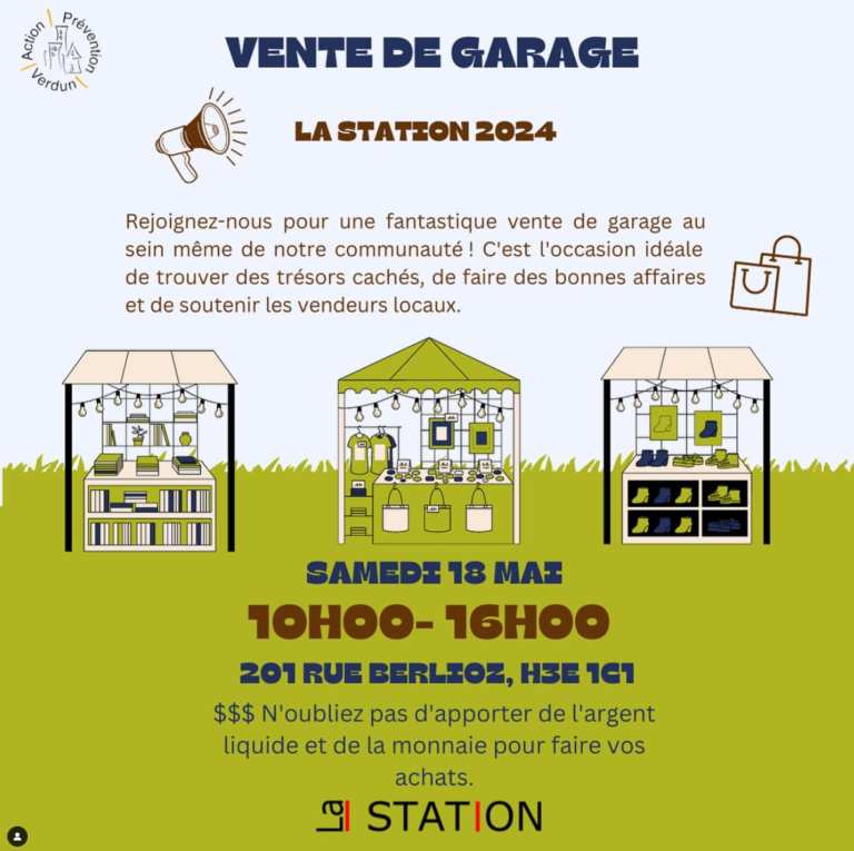 Vente de Garage La Station